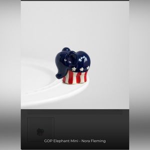 Nora Fleming retired GOP elephant mini